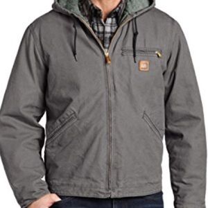 Small carhartt grey sherpa jacket